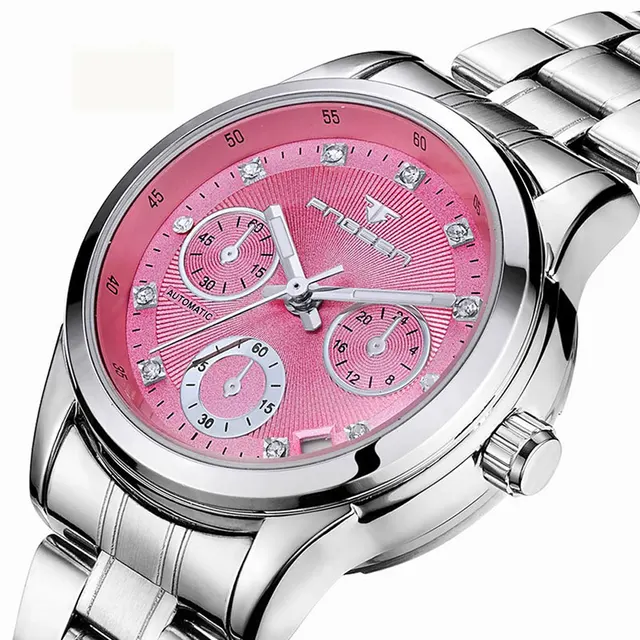 Automatic Watch Fashion Ladies Mechanical Woman Watches Waterproof