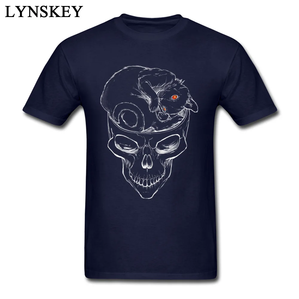 Men's T Shirts Normal Custom Short Sleeve Summer Tops Shirts Wholesale Crew Neck Cotton Clothing Shirt Printed Top Quality a Cat in the Brain [Lucio Fulci Tribute] navy