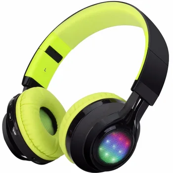 

Fashion LED Wireless bluetooth headphone AB005 foldable Sport HIFI Gaming headset for music Wireless headphones with microphones