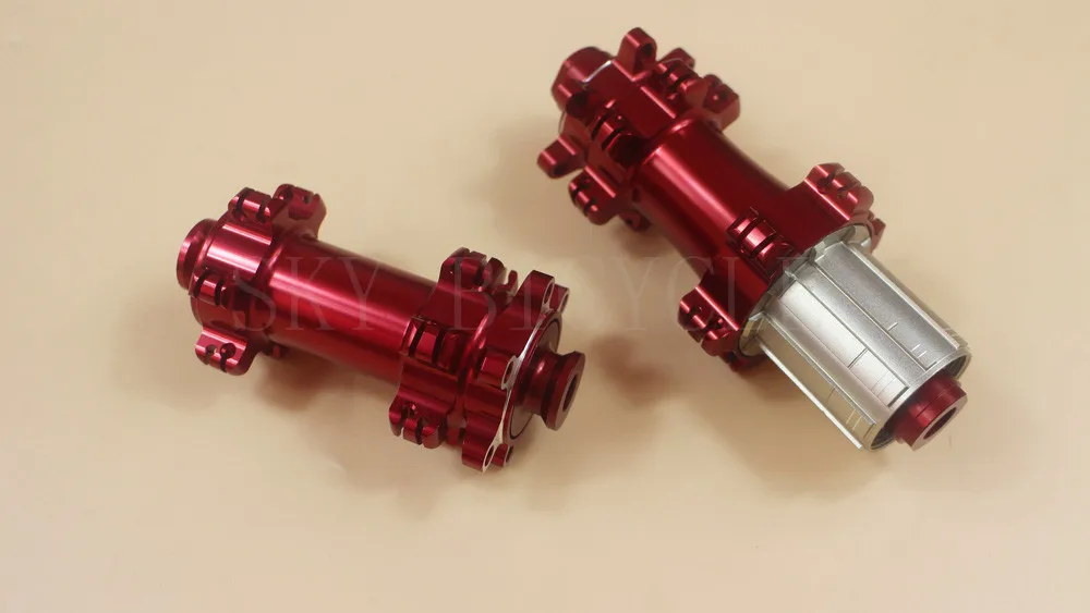 

Powerway M32 Front 100x9mm Rear 135x10mm mini thru 24 holes Mtb / Road disc Straight pull bicycle hub, 28 holes availalbe