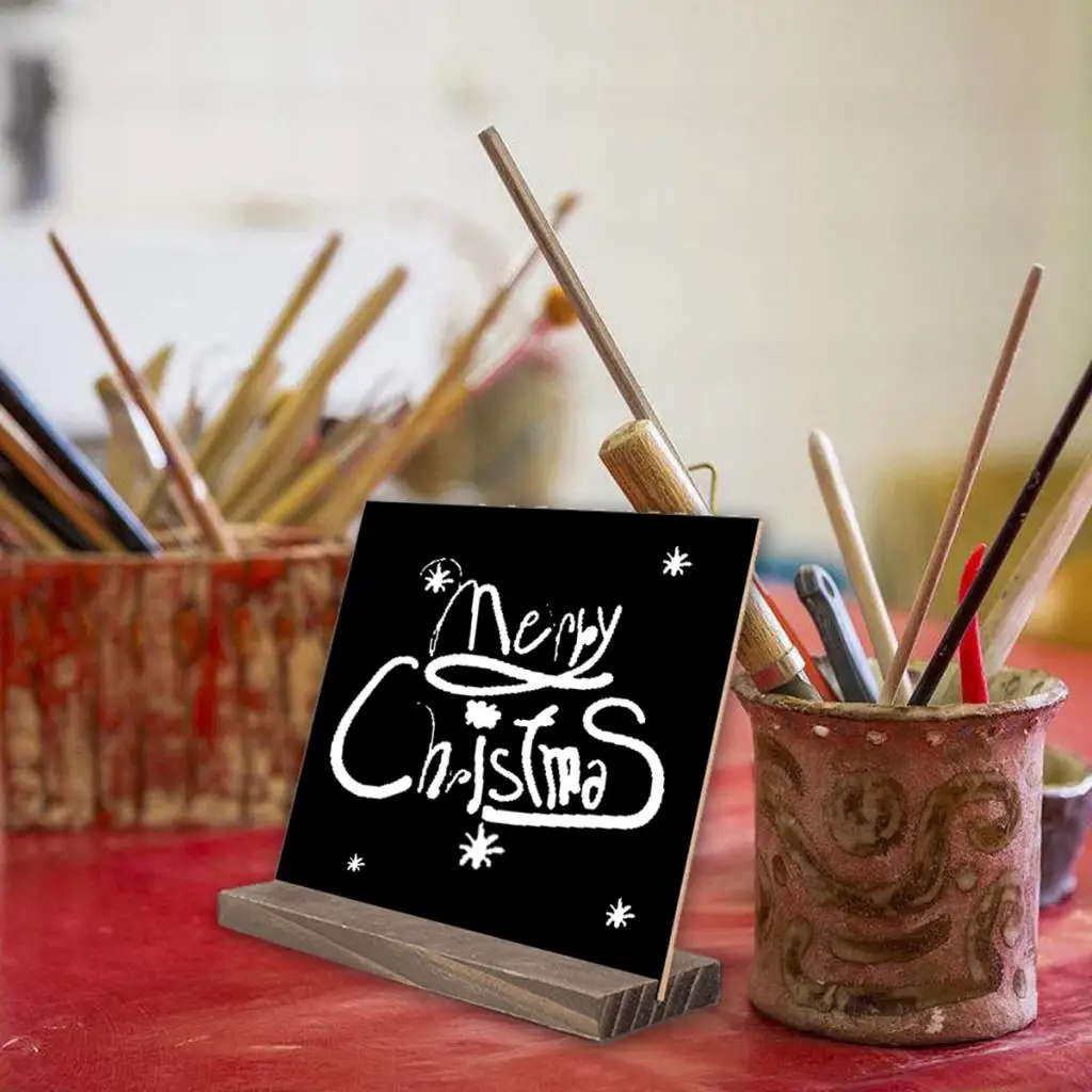 A6 TABLE TOP BLACKBOARD STAND MENU NOTICE DISPLAY CHALK BOARD DIPLAY BOARD EASY TO WIPE OFF