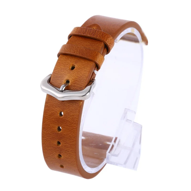 Кожаный ремешок для часов ручной работы коричневый черный 18 20 22 мм|wrist watch band|watch