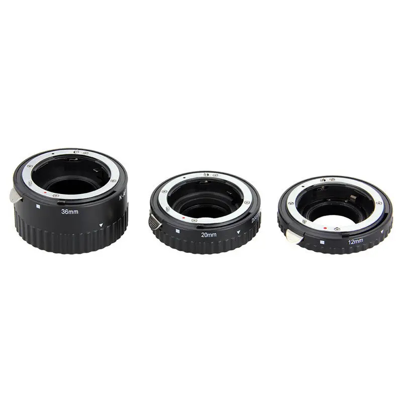 Tubo de Extensão de Macro de Foco Adaptador para Nikon Conjunto de 12 36mm com Anel D5000 e Todas as Lentes de Câmera Automático Meike Dslr 20 D3100 - Image 2