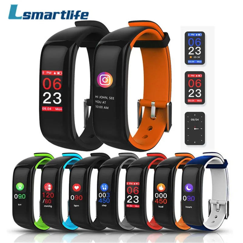 H1 P1 плюс смарт браслет монитор сердечного ритма фитнес трекер Smartband на запястье