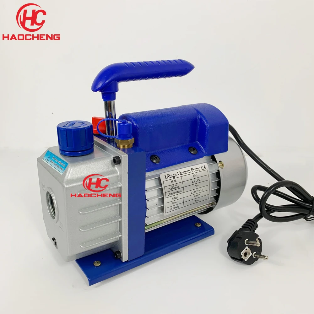 Vacuum Chamber Kit 2 Gal (8L) with 2.5CFM (1.4L/s) 220V Vacuum Pump 25cm*20cm Stainless Steel Degassing Chamber rotary vane vacuum pump