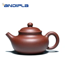 120 мл фиолетовая глина yixing чайный горшок сырье ручной работы руды здоровья Heijinsha Zisha чайник офисный чайный набор кунг-фу небольшой емкости посуда для напитков