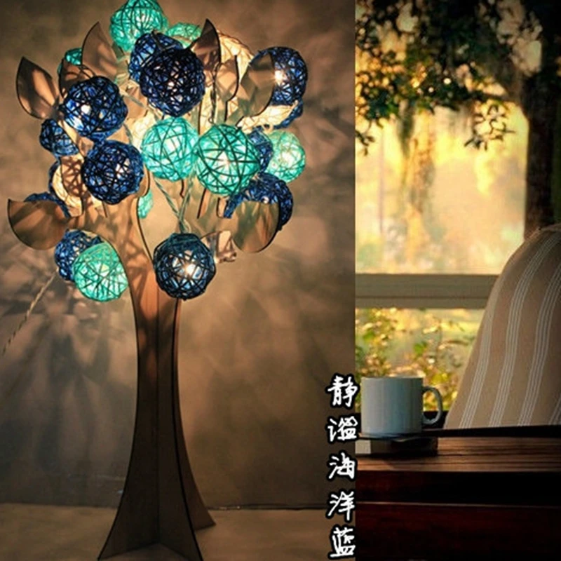20 Pcs 2 8m Ocean Blue Sepa Takraw Ball Lamp Diy Lights 20 Pcs 2 8m Ocean Blue Sepa Takraw Ball Lamp Diy Lights Hanging String Light Lanterns Holiday Decoration Lighting