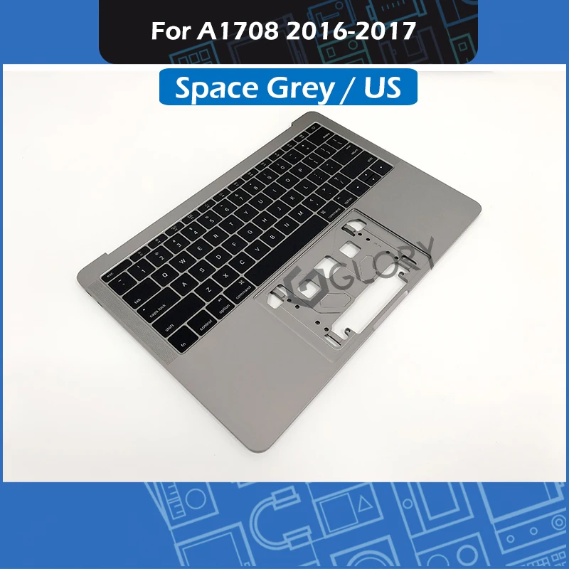 

A1708 Topcase + US Keyboard for MacBook Pro Retina 13" A1708 Palm rest Top Case Space Grey 2016 2017 Year