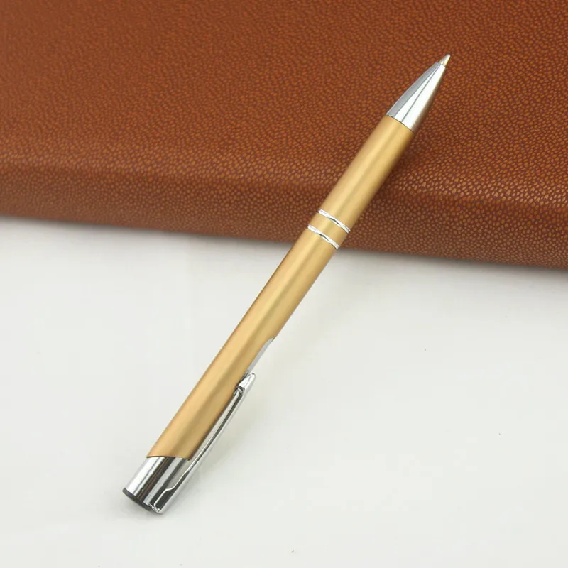 Металлические роскошные шариковые ручки для письма школьные офисные деловые принадлежности - Цвет: D