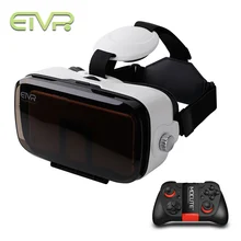 ETVR 3D Virtual Reality Immersive Cardboard VR Glasses Headset For 4.7 – 6.2 Inch Smartphone With Wireless Bluetooth Gamepad