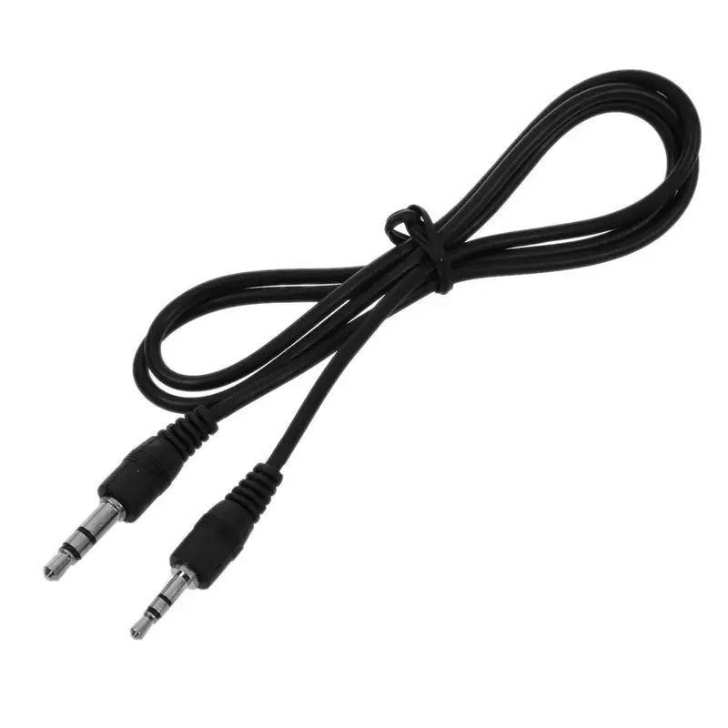 2.5mm Male to 3.5mm Male black Audio Adapter Cable  55cm                                                                      #8