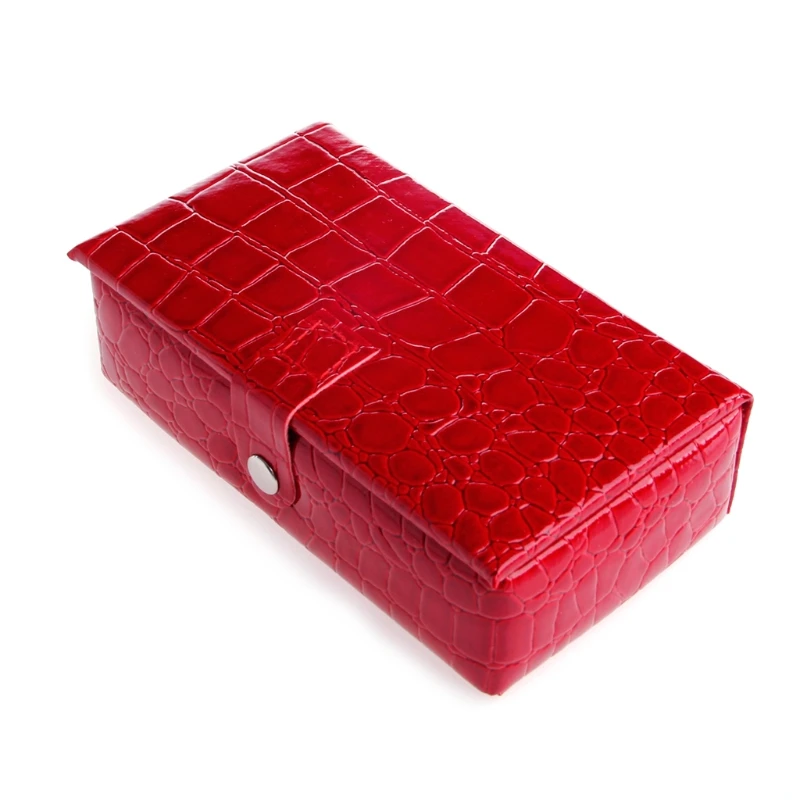JAVRICK 1 шт., антикварная кожаная коробка для ювелирных изделий, органайзер для сережек, для хранения инструментов, дисплей, для путешествий, 3 цвета
