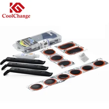 Coolchange Bike Bicycle Cycling Flat Tire Repair Kit Tool Set Kit Patch Rubber Portable Fetal Best