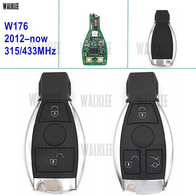 

WALKLEE Smart Remote Key Fit for Mercedes Benz MB W176 2012-2017 CDI Turbo A160 A180 A200 A250 A45