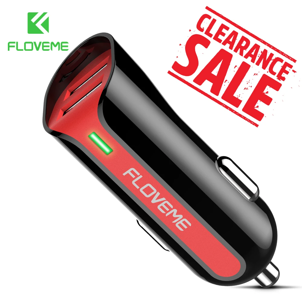 FLOVEME Usb Car Charger For iPhone Cool Phone Charger Car Charger For