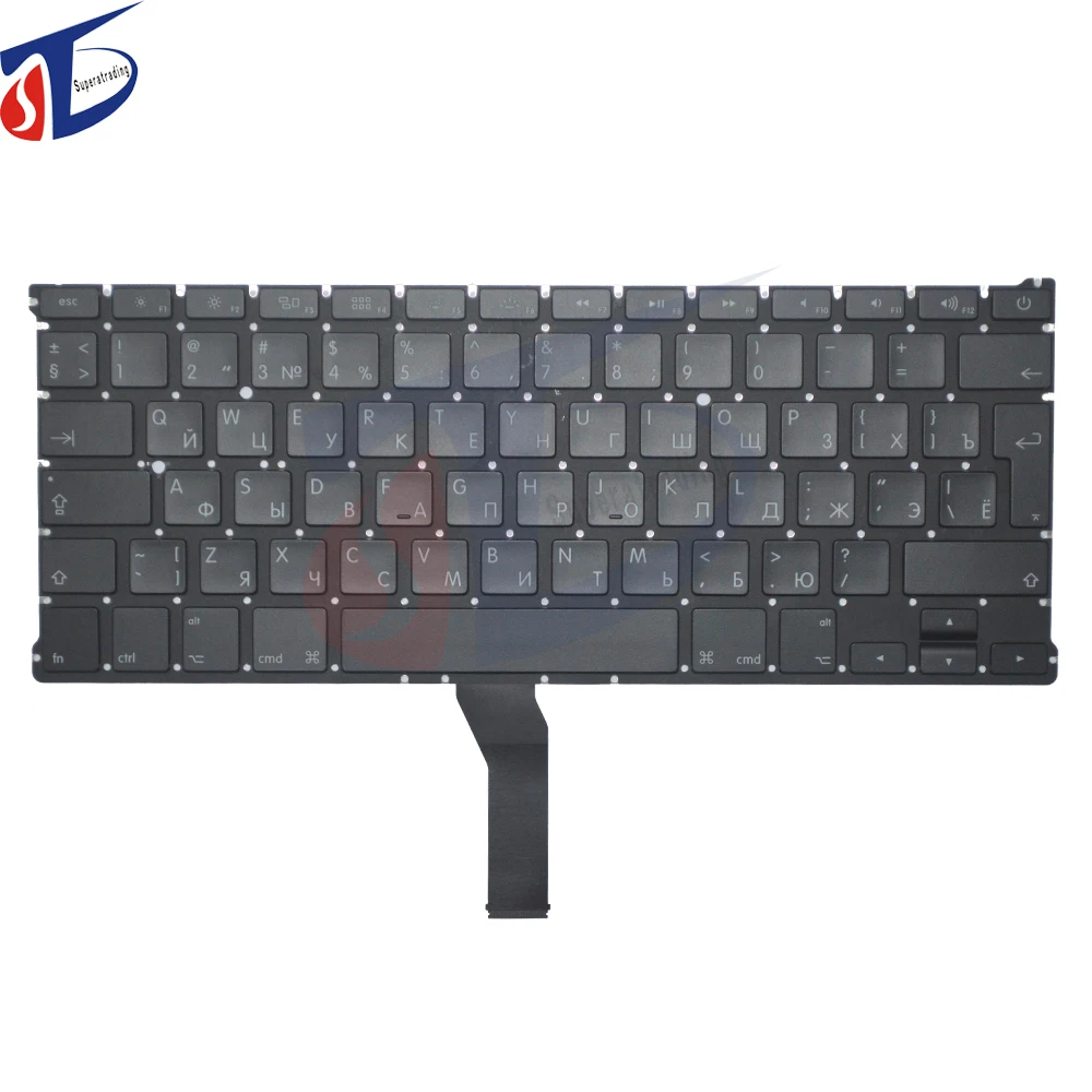 10 шт./лот A1369 A1466 keyboad клавир для macbook air 13 ''A1369 A1466 RU Русский Клавиатура клавир без подсветки