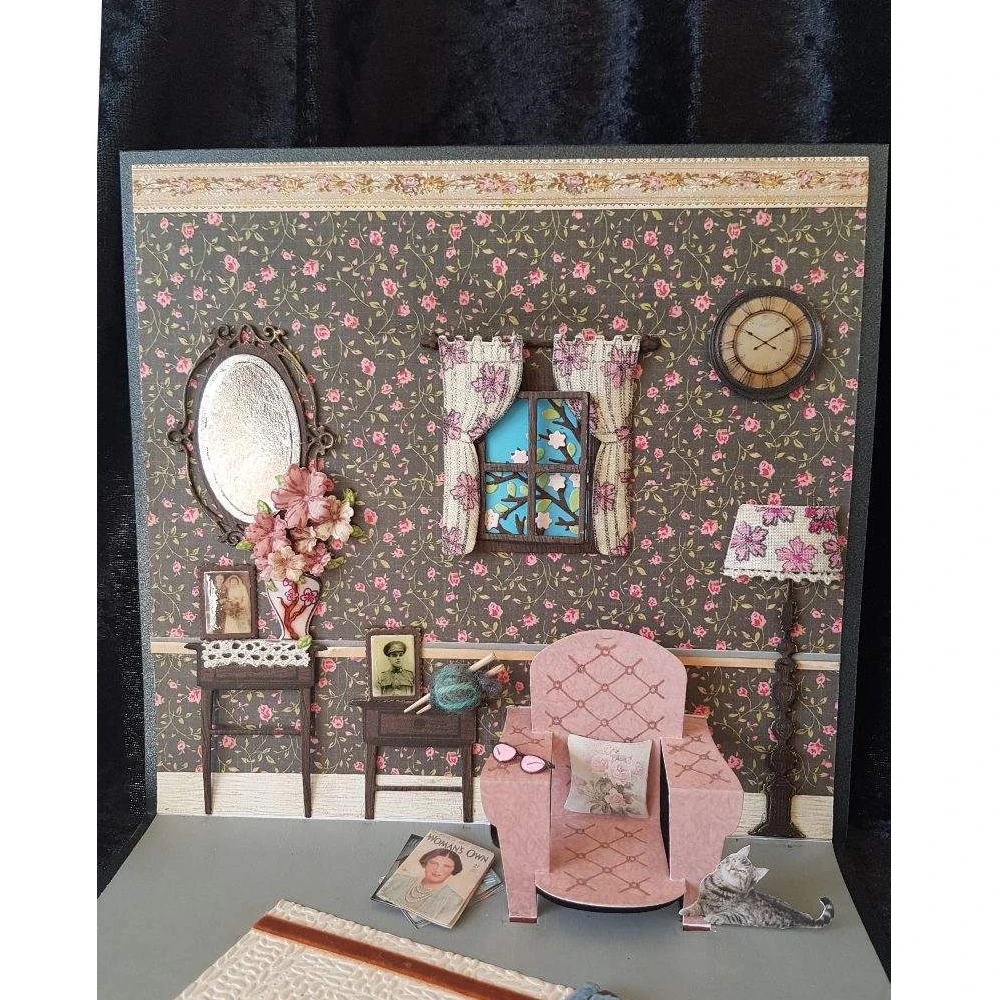 Window Curtain Set Shape Metal Cutting Dies Stencil For Scrapbooking Embossing DIY Paper Card Handcrafts Decor 2019 New Window Curtain Set Shape Metal Cutting Dies Stencil For Scrapbooking Embossing DIY Paper Card Handcrafts Decor 2019 New