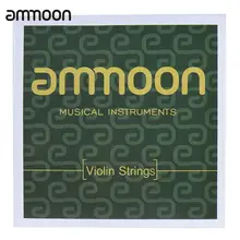Ammoon Струны для скрипки полный комплект размер 1/2 и 1/4 Струны для скрипки Набор стальных струн G D и E струны