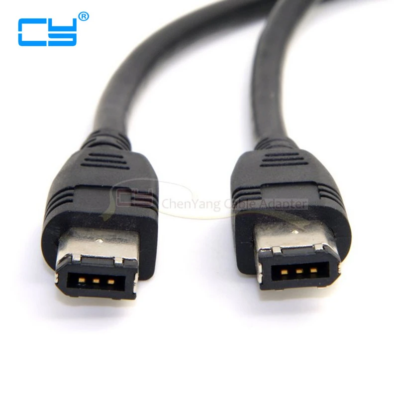 Kentek 3 Feet FT 6 Pin to 6 Pin IEEE-1394A 1394 Firewire iLINK DV Cable Cord 400 Mbps for PC MAC DV IEEE1394 Clear Kentek 3 Feet FT 6 Pin to 6 Pin IEEE-1394A 1394 Firewire iLINK DV Cable Cord 400 Mbps for PC MAC DV IEEE1394 Clear