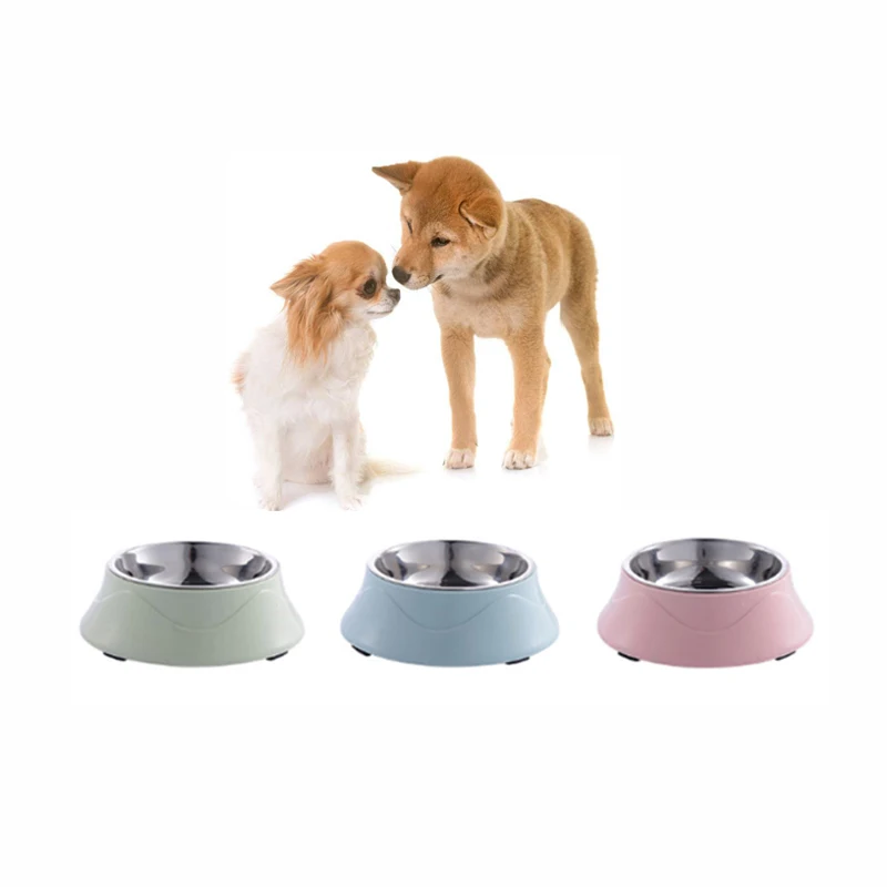 

Pet Dog Food Bowl Puppy Cat Bowl Drink Water Food Storage Feeder Non-toxic Stainless Steel Pet Small Dog Feeding Bowl Tool NZB31