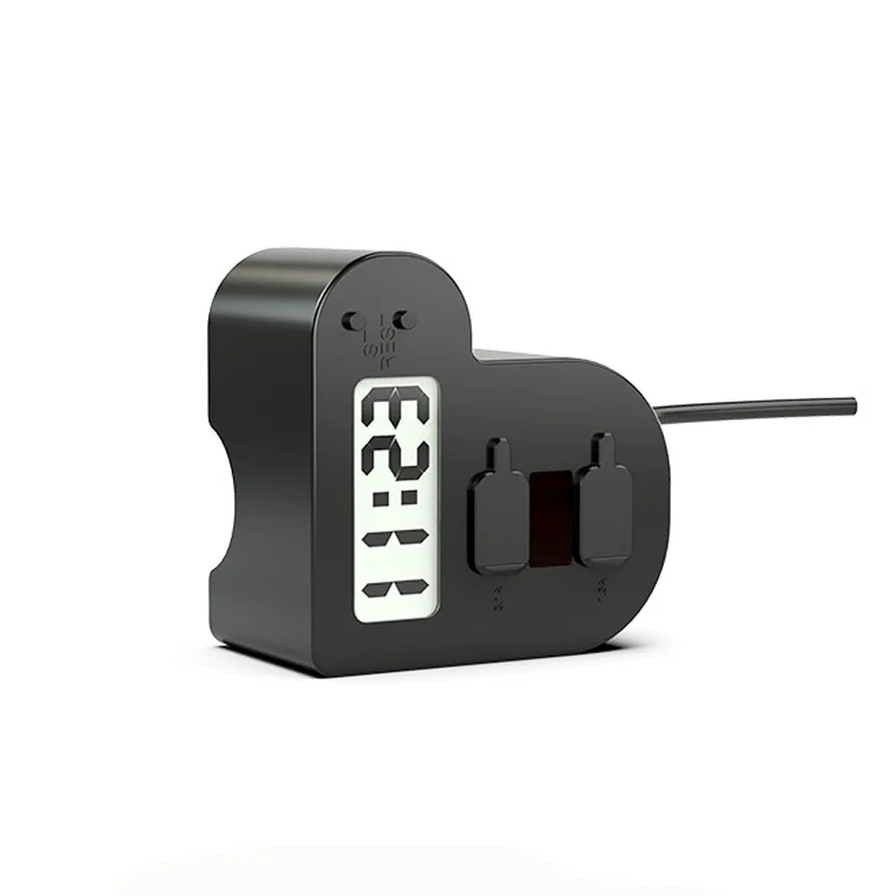 12 В/24 В мотоцикл автомобиль 4.6A двойной USB телефон зарядное устройство электронные часы зарядное устройство для мотоцикла Руль мобильного зарядного устройства