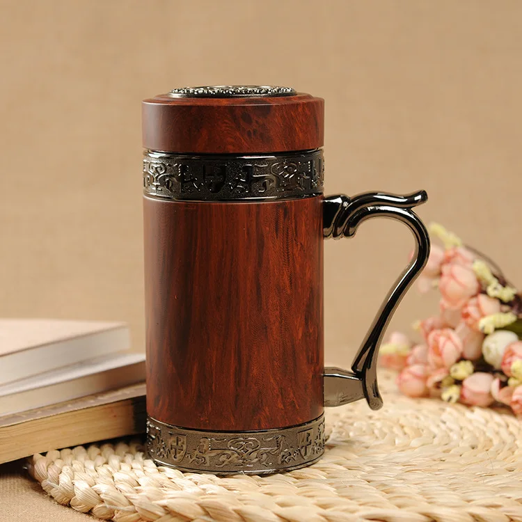 

410ml Authentic Zisha inner Insulation bottle High-end male ladies office thermos health ceramic Vacuum Flasks Free shiping