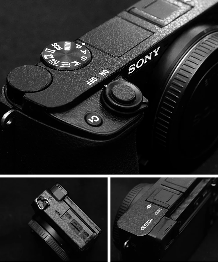 Защитная пленка для камеры для SONY A6300 A6500 A6400 A6000, защита от коррозии, царапин, покрытие, украшение для истирания