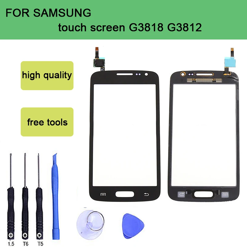 SZHAIYU 4 5 дюймов сенсорный экран стекло дигитайзер панель для Samsung Galaxy SM G3815 G3818 G3812 +