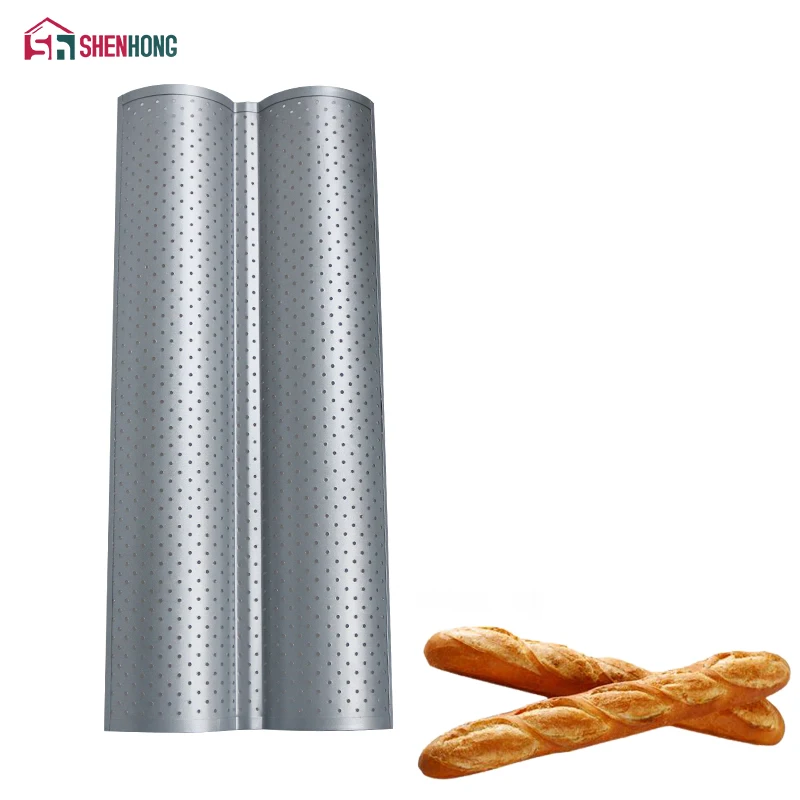 SHENHONG углеродистая сталь 4 паза 2 паза волна французский противень для выпечки хлеба для багета форма для выпечки