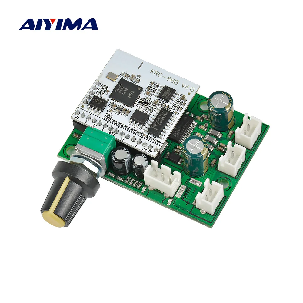 Стереонаушники AIYIMA TPA3110 с Bluetooth аудиоплата 15 Вт + усилитель мощности динамик для