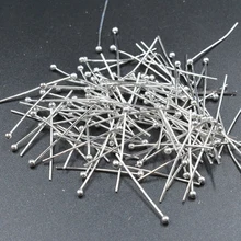 FLTMRH 100 шт 1,4x0,5 мм стальная шаровая Головка для изготовления ювелирных изделий своими руками