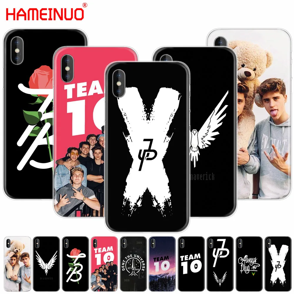 Hameinuo Youtube Celebrity Jake Paul Team 10 Custodia Per Cellulare Carina Per Iphone X 8 7 6 4 4S 5 5S Se 5C 6S Plus