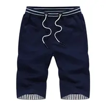 Летние шорты для мужчин, высококачественные хлопковые однотонные шорты для отдыха для мужчин, модные летние шорты для мужчин, белые S-4XL