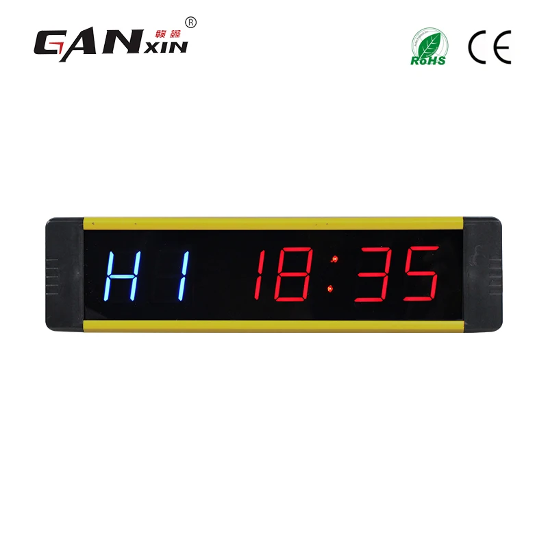 

[Ganxin] 1" Discounted gym countdown clock LED programable training timer Tabata digital gym clock