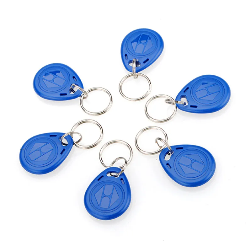 

New Stylish Hot Sale 10Pcs/lot Proximity ID Token Tag Key Fob 125Khz RFID Plastic Water Resist Access Control New Use