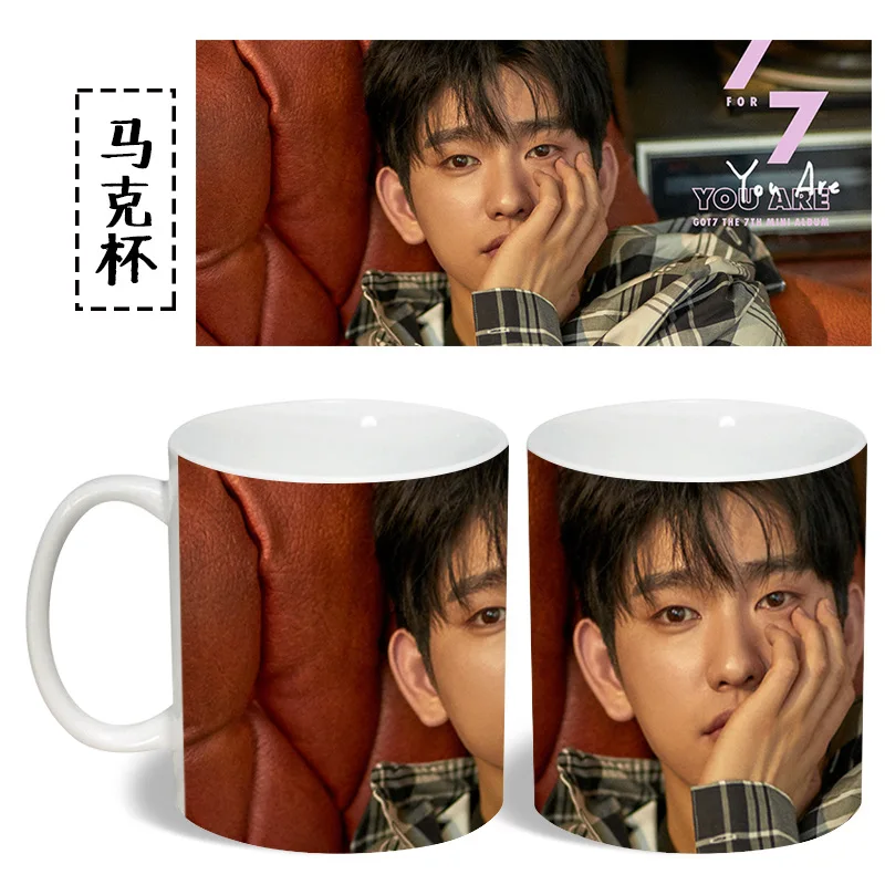 [MYKPOP]GOT7 JinYoung YOU ARE 7 из кружек для кофе с водой молоком керамическая чашка
