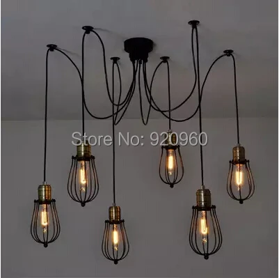 

Modern European Restaurant Bar American country Vintage Industrial Grapefruit Chandelier Lamp