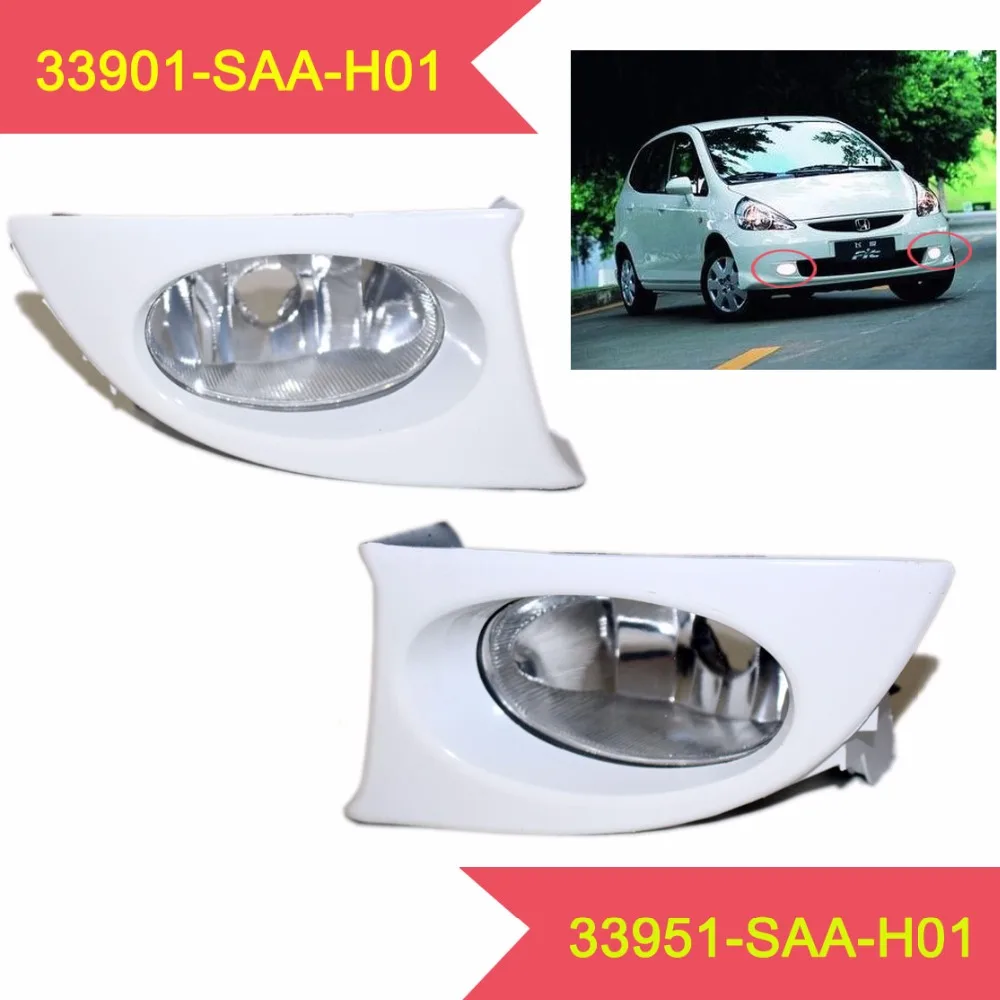 Белый правый и левый противотуманный фонарь передний бампер 33951 SAA H01 / 33901 для Honda