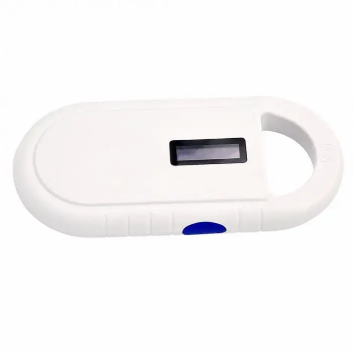 Портативный RFID 134,2 кГц животное микрочип распознавания считыватель уха тег сканер Лучшая цена