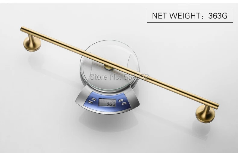 SUS 304, нержавеющая сталь, аксессуары для ванной комнаты, матовый золотой держатель для бумаги, полотенце, кольцо, держатель для туалетной щетки, Матовый бронзовый