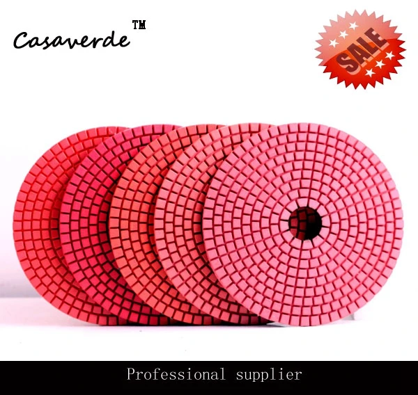 Dclrpp02 D125mm 5 Inch Flexible Wet Angle Grinder Polish Pads For