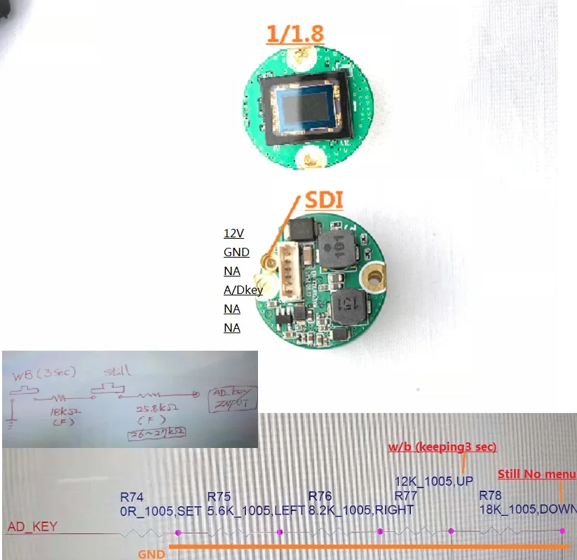 Хирургический эндоскоп модуль PCB HD SDI 1080P медицинская камера чип и рекордер DVR