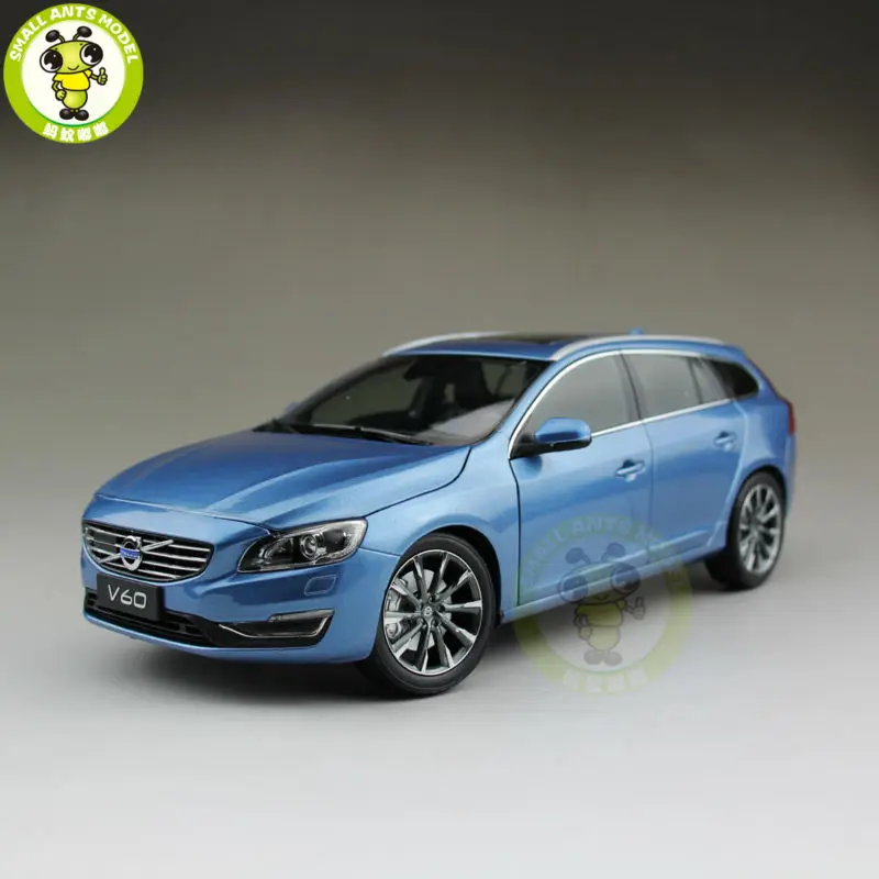 1/18 Volvo V60 T5 универсал литая модель автомобиля мощность синий