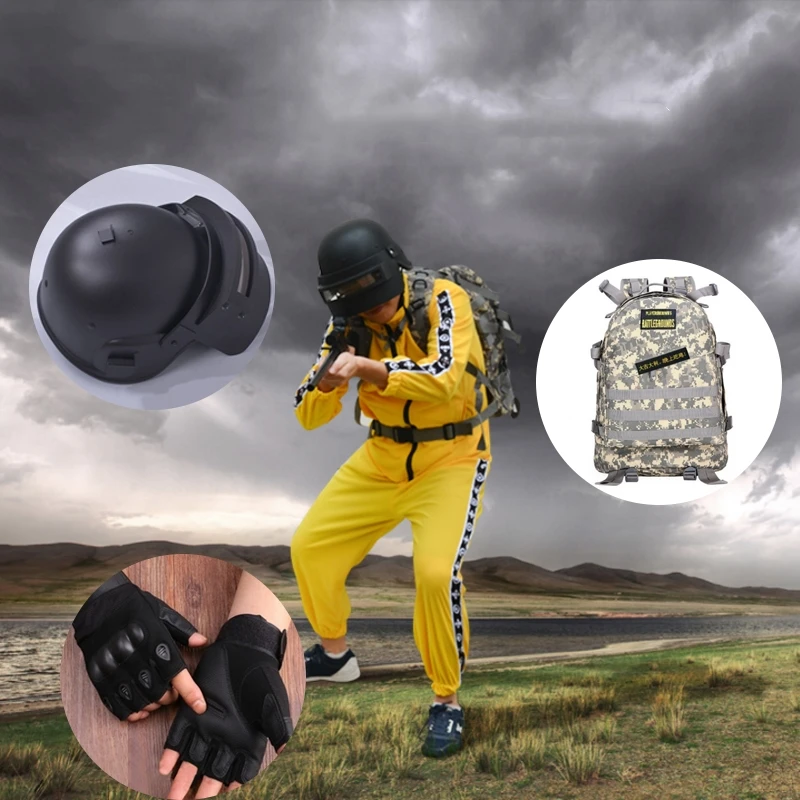  New PUBG Game Playerunknown's Battlegrounds Cosplay Costume Little Yellow Sports Clothes+Pants Suit