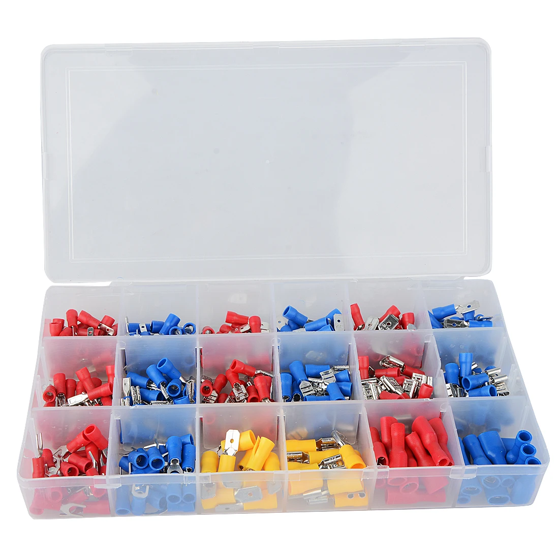 330pcs Assorted Full Insulated Fork U type Set Terminals Connectors