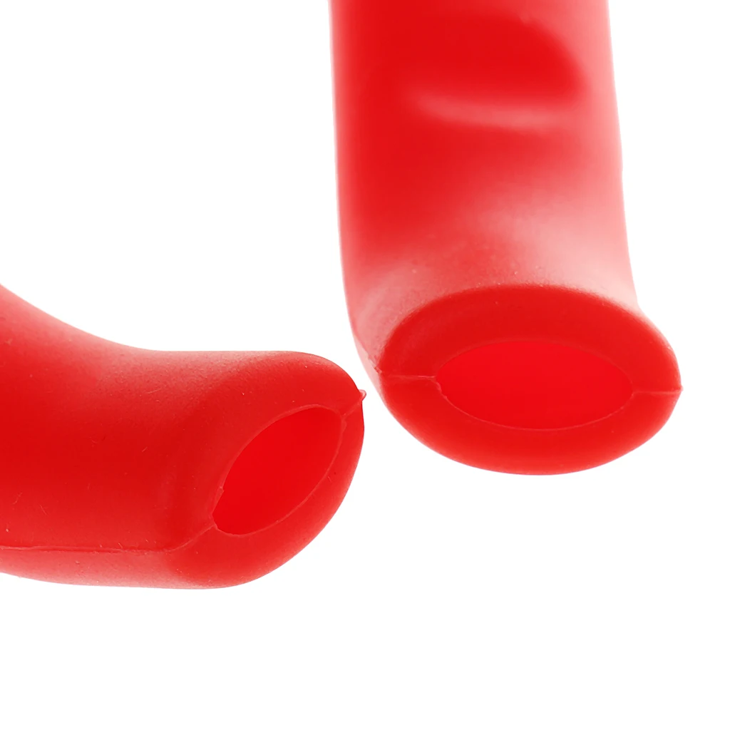 Universal Waterproof Soft Silicone Non-slip Bicycle Brake Lever Grip Protector Gel Brake Handle Lever Cover Red