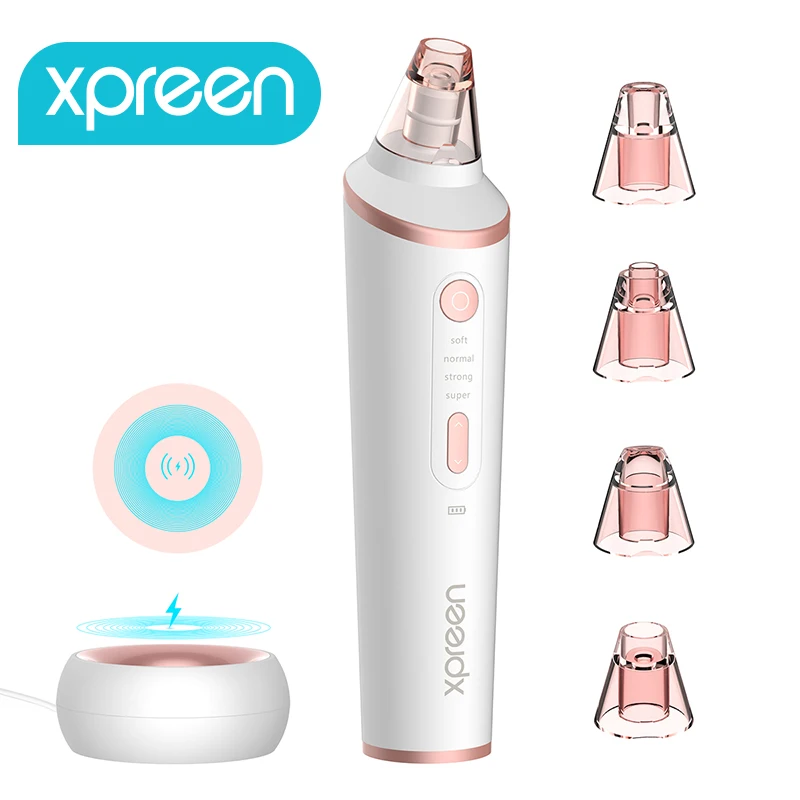 Vacuum Blackhead Remover Xpreen Pore Vacuum Cleaner Electric Blackhead Vacuum Suction Tool with Led Light