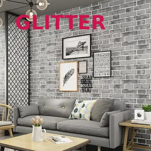 5 Color Embossed Brick Wallpaper For Wall White Brick Wallpaper