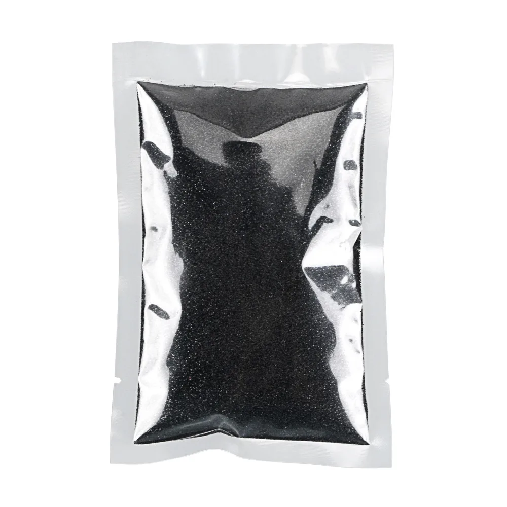 50g/100g Blanco/negro Metal brillo uñas arte herramienta Kit acrílico polvo brillo polvo gema herramientas de decoración de esmalte de uñas