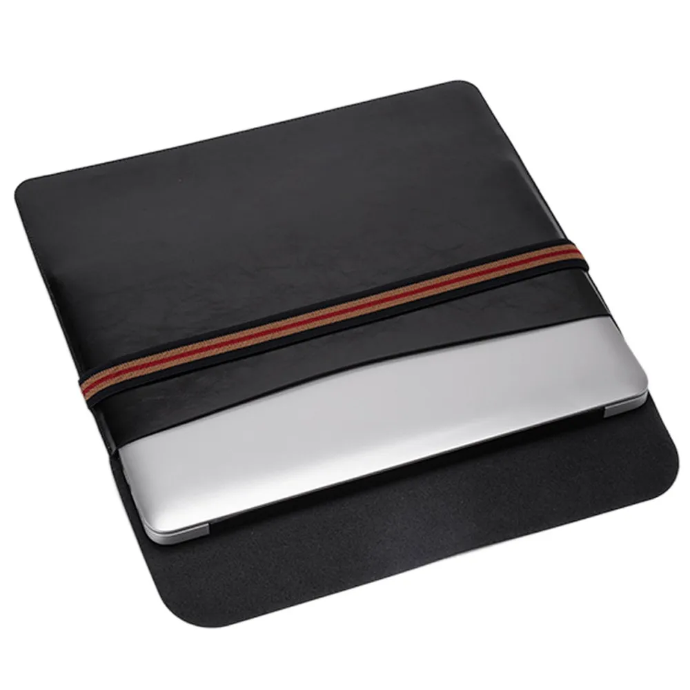Najtaniej Uniwersalny skórzana torba na laptopa torba na rękaw etui na macbooka Air Pro Retina 11 13 15 cal Notebook torba do noszenia etui do Lenovo HP ASUS